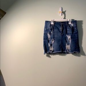 Denim skirt